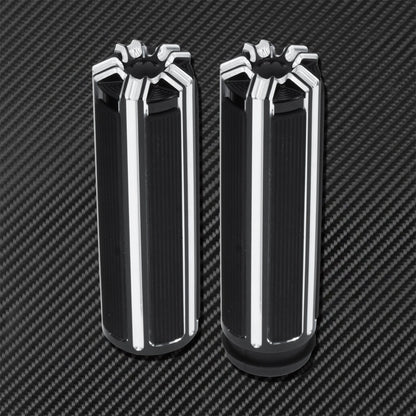 1'' Electronic Hand Grips Motorcycle 25mm Throttle Handle Bar Black/Chrome For Harley Softail FXDLS Breakout Touring FLHR Trike