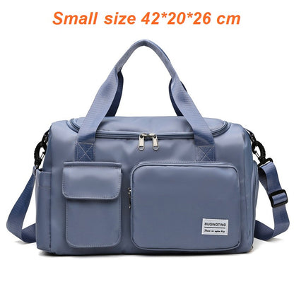Womne's Travel Bags Handbags Gym Shoulder Bags Oxford Fitness Camping Trekking Bags Hiking Waterproof Outdoor Crossbody Bag