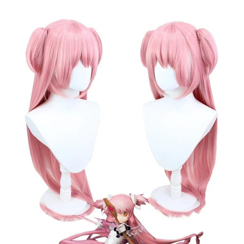 Anime Puella Magi Madoka Magica Kaname Madoka Akemi Homura Miki Sayaka Tomoe Mami Cosplay Peruca Halloween Role Play Perucas Sintéticas