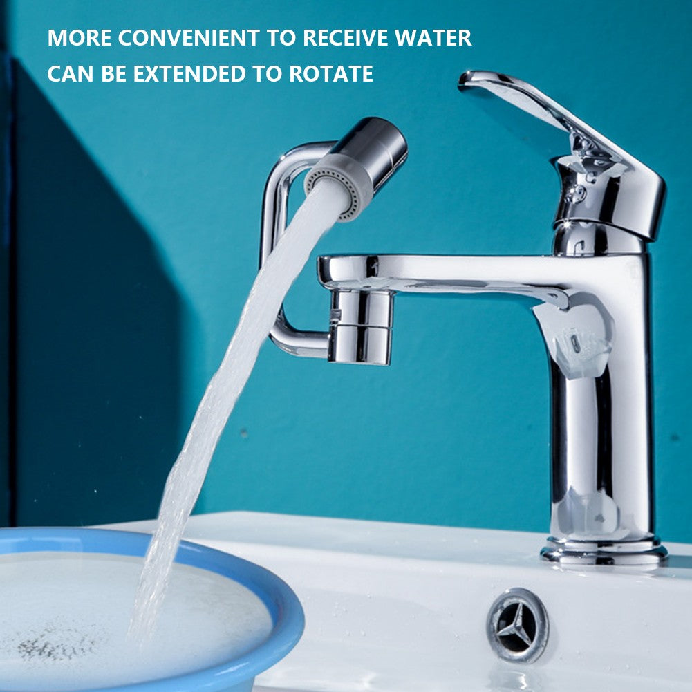 1080 Rotating Faucet-Extender Universal Kitchen Faucet Extend 2 Mode Splash Filter Extension Multifunctional Stainless Steel