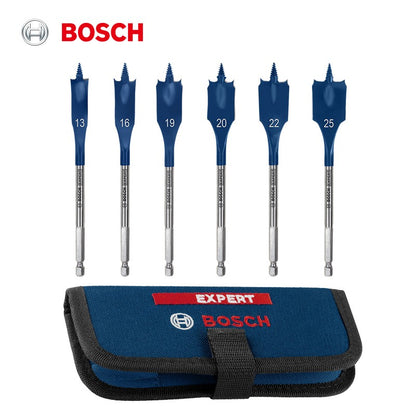 Brocas Bosch Expert para Madeira com Rosca Autoperfurante, Haste Sextavada de 1/4", Acessórios para Ferramentas Elétricas, para Parafusadeira Elétrica