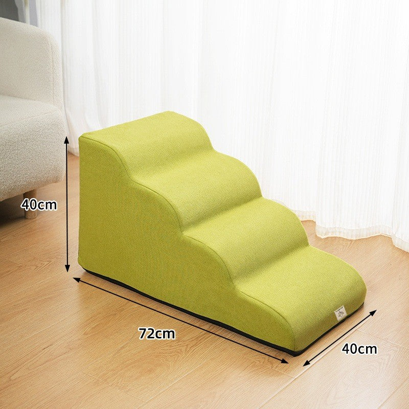 Rampa Escada Antiderrapante para Cães e Gatos, Esponja de Espuma de Memória, Sofá para Cães Idosos, Removível e Lavável, Escadas para Animais de Estimação, Suprimentos para Animais de Estimação