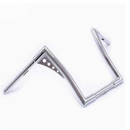 Guidões de motocicleta Glide de 10/12/14/16 polegadas para Harley 883 883n 883XL 1200 Hardman Soft Tail HONDA Iron Horse