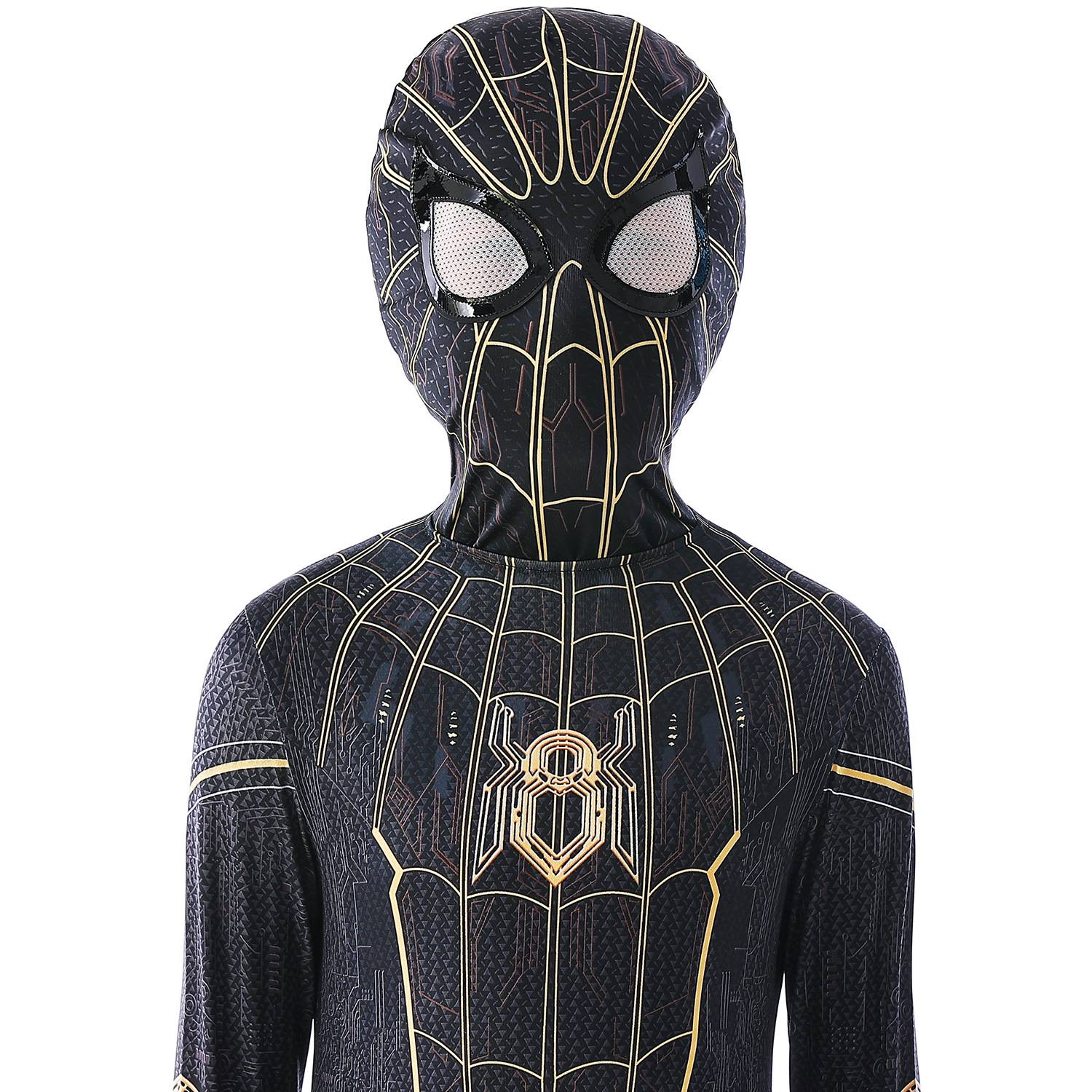 Anime Superhero Costume Miles Morales Cosplay Zentai Bodysuit Halloween Costumes Kids Superhero Costumes Movie Characters