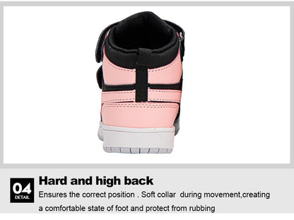 Kids Sneakers Children Orthopedic Shoes, Tip Toe Walking High-Top Ankle Support Anti-Slip Sole Trainers for Girls Boys