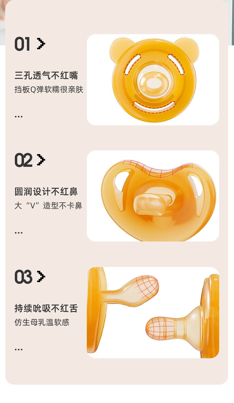 Baby pacifier/Sleep aid for babies over 3 months old/Anti bloating silicone