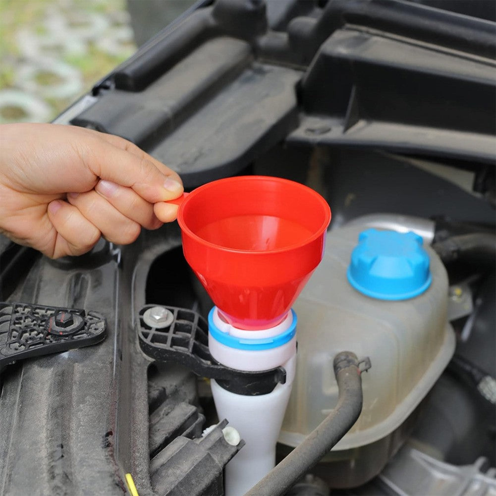 Funil Universal Telescópico Para Abastecimento De Carro Funis Para Gasolina E Óleo De Motor De Carro E Moto Com Mangueira Destacável
