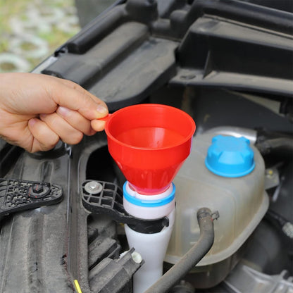 Funil Universal Telescópico Para Abastecimento De Carro Funis Para Gasolina E Óleo De Motor De Carro E Moto Com Mangueira Destacável