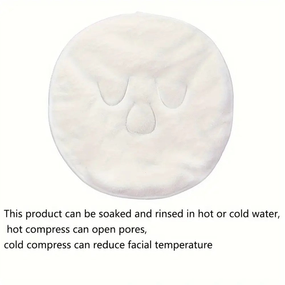 Hot Compress Face Towel Masks Reusable Facial Steamer Towel For Hot Cold Skin Care Sooth Moisturizing Beauty Tool For Home Salon
