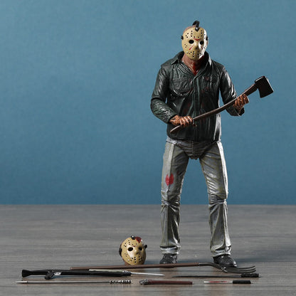 NECA Horror Movie Character Jason Action Figure Collectible Model Toy Gift Doll Figurine