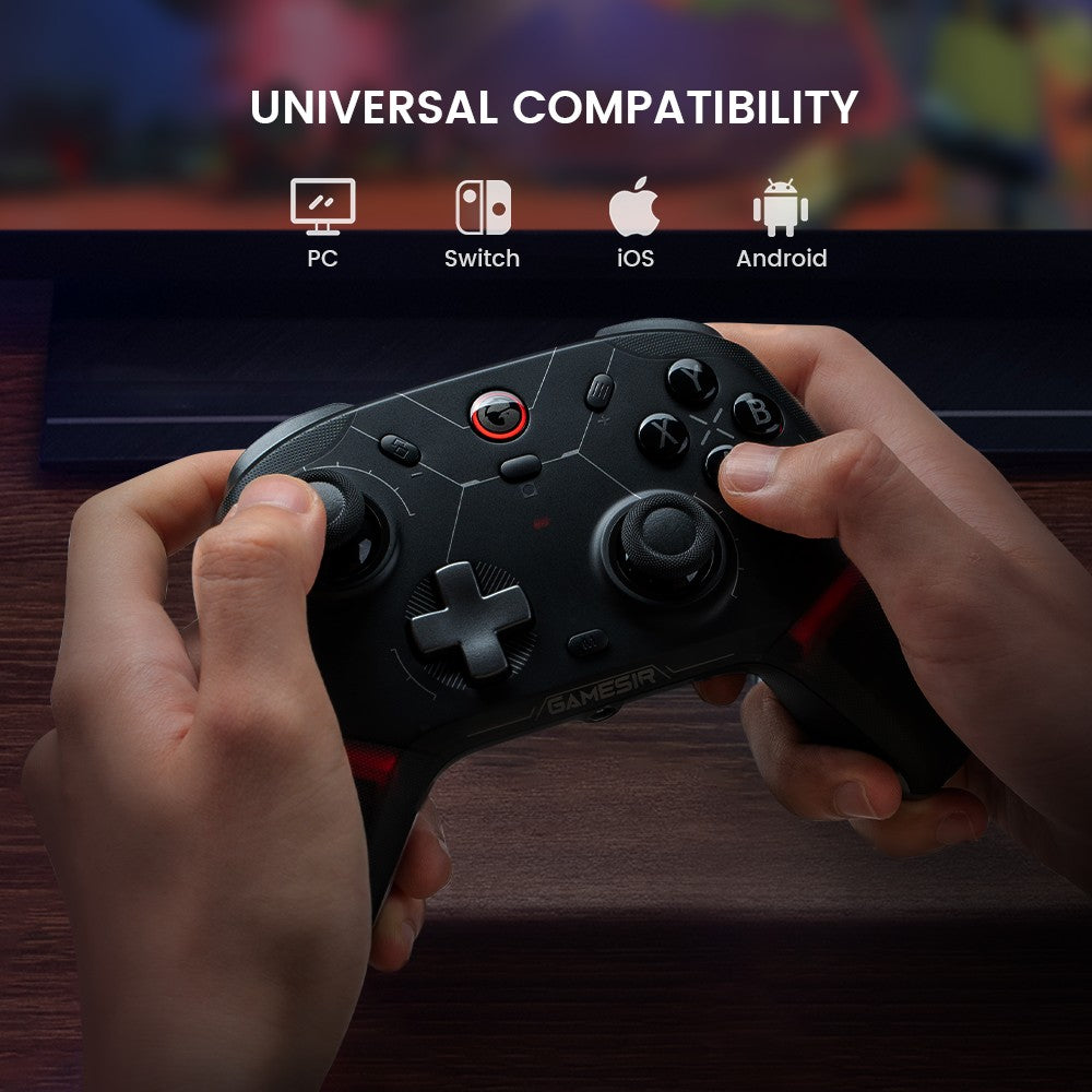 New Gamesir Cyclone 2 Wireless Controller with  Hall effect Controller for PC Steam Switch ios Andrioid Optional base