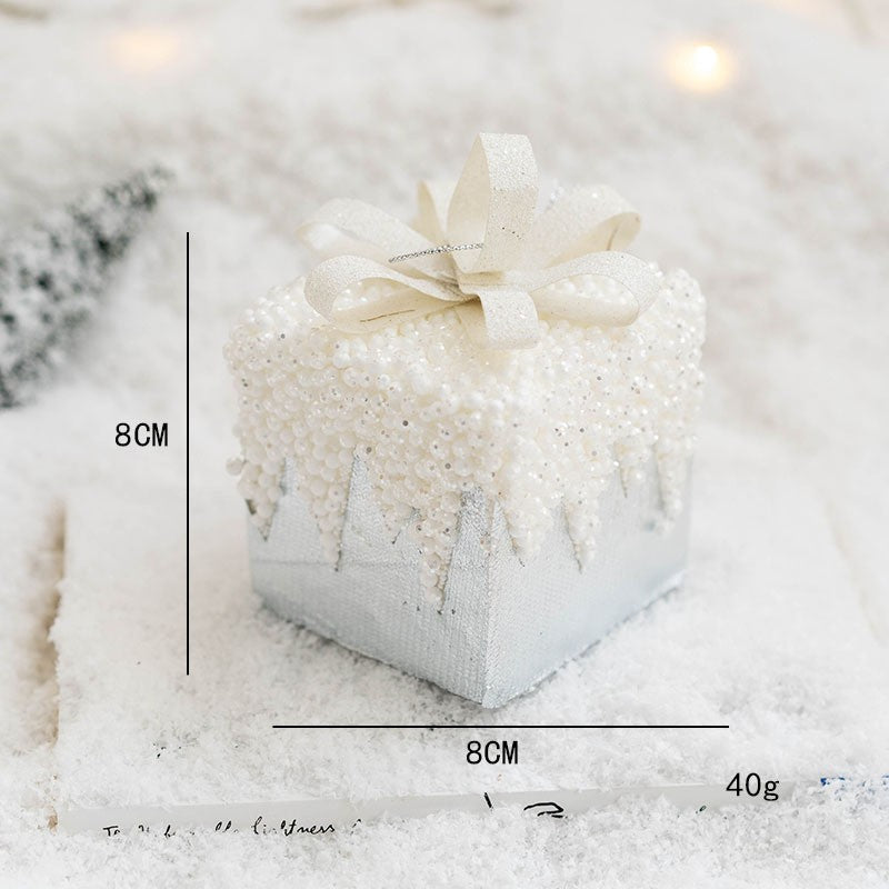 Christmas Ball Painted Ball Golden Silvery Champagne Glitter Stars Christmas Tree Hanging Window Decoration Small Gifts Toys