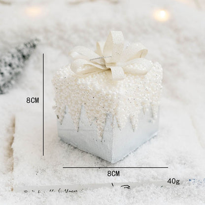 Christmas Ball Painted Ball Golden Silvery Champagne Glitter Stars Christmas Tree Hanging Window Decoration Small Gifts Toys