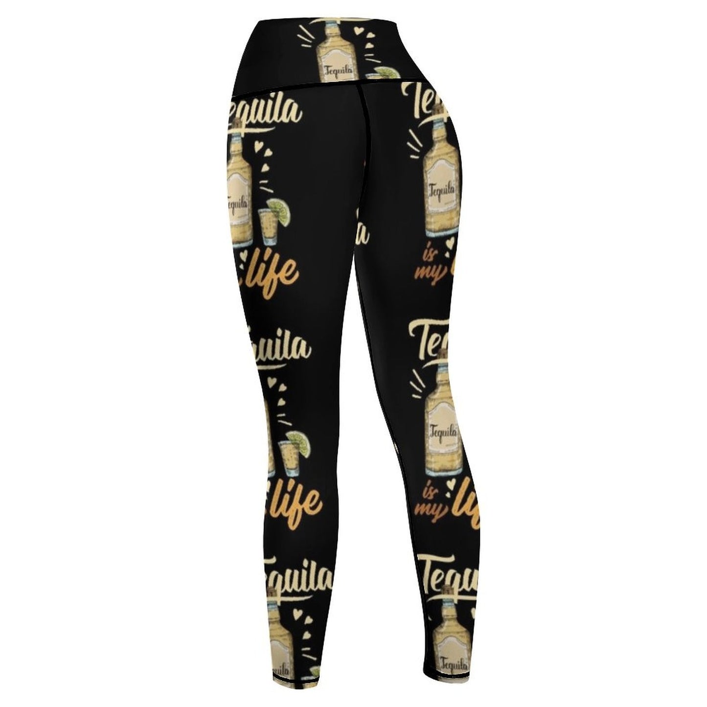 Tequila is my Life Leggings Women's sportswear sports for push up legging pants raises butt Fitness woman Womens Leggings