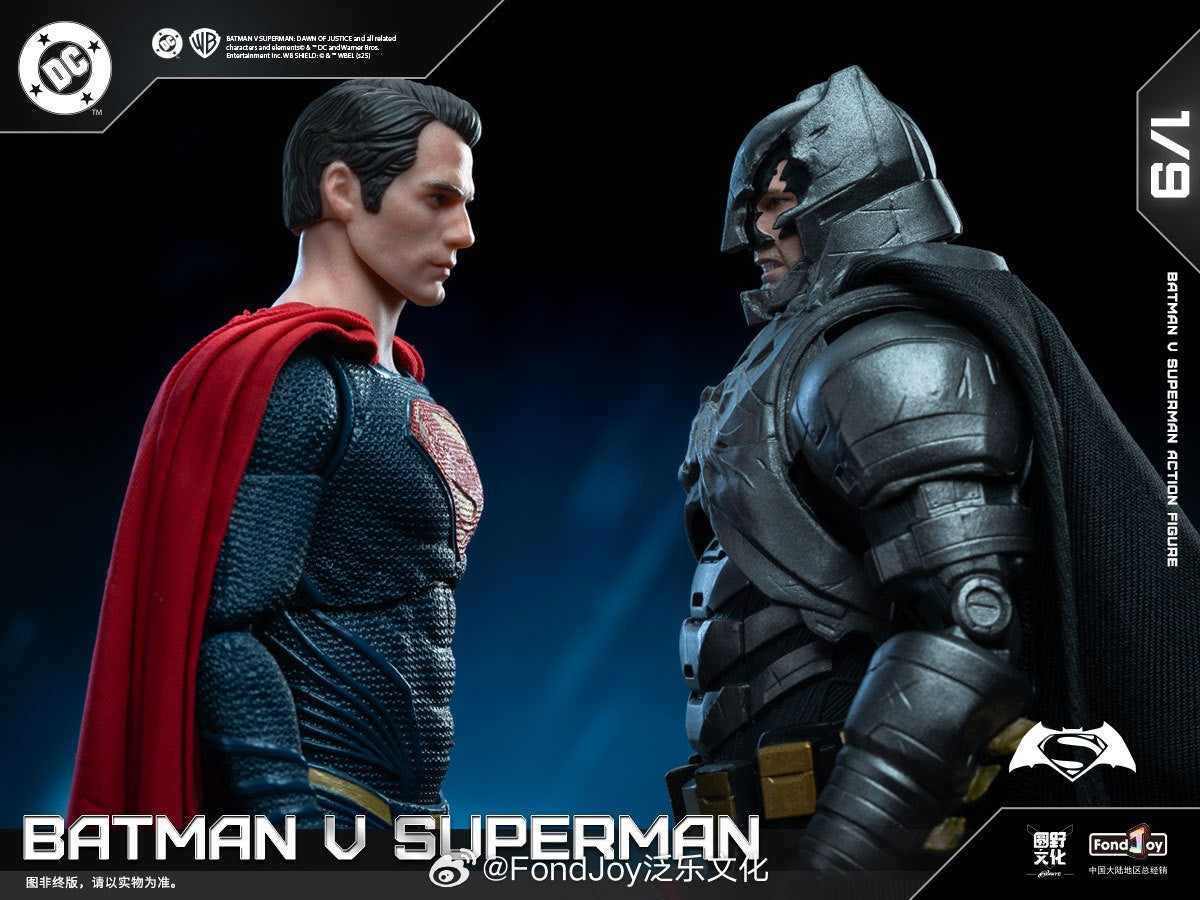 2025 Boneco de Ação Original Fondjoy David Corenswet Superman 1/9 Novo Boneco Superman Articulado em PVC Brinquedo Infantil Presente para Menino