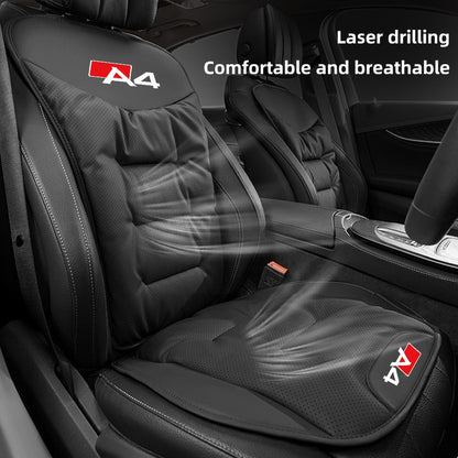 Leather Car Seat Cover Universal Four Seasons Car Front/Rear Seat Cushion for  Audi A1 A3 A4 A5 A6 A7 A8 Car Chair Protector Pad