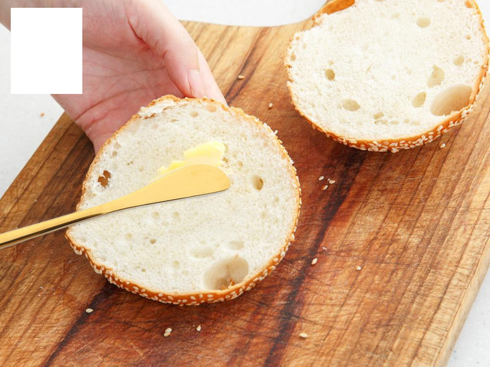 Black Gold Butter Knife Matte Stainless Steel Cutlery Cheese Dessert Jam Spreaders Cream Knifes Gold Dessert Tool Utensil