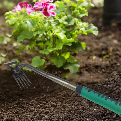 Garden Weeder Tools Planting Shovel Manual Grass Rake Loosening Soil Plowing Rooting Remove Digging Agricultural Hand Tools