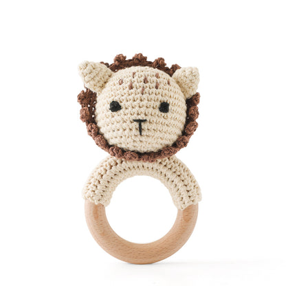 Brinquedos de Crochê para Bebês Chocalho de Animal Desenho Animado Chocalhos Musicais para Bebês Chocalho de Dentista Kawaii Brinquedo de Bebê 0-12 Meses Brinquedos Montessori