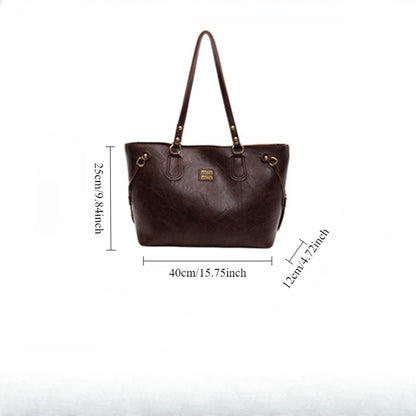 2025 New Light Luxury Niche Popular Large-capacity Commuting Versatile Shoulder Bag Casual High-end Tote Bag Women
