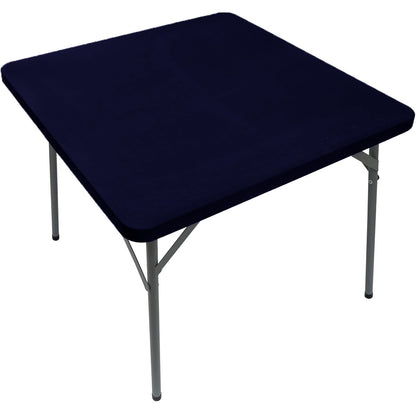 Square Fitted Table Cover Elastic Tablecloth Dining Kitchen Home PartyStretch Spandex Table Top Topper Slipcover