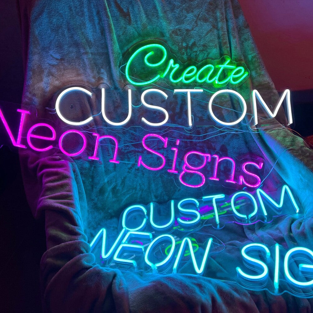 Custom Neon Sign Private Neon LED Light for Family Birthday Bar Wedding Party Company Business Logo Neon Lamp Night Light Indoor
