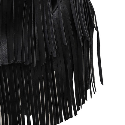 Long Tassels Women handbag Fashion Shoulder Bags for ladies hand bag Soft PU leather casual hobos armpit bag female Tote