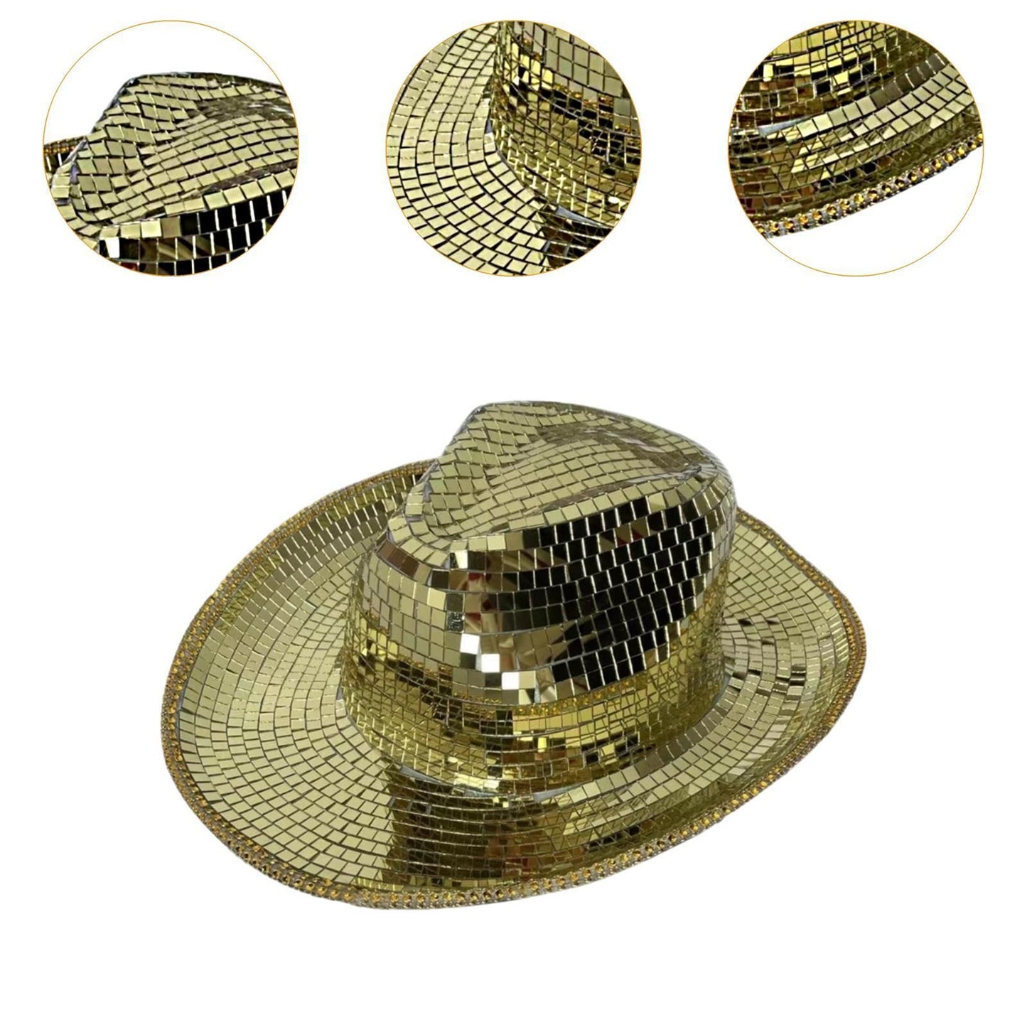 Cowboy Hat Wide Brim Cap Stylish Versatile Casual Gentleman Jazz Hat Sunhat for