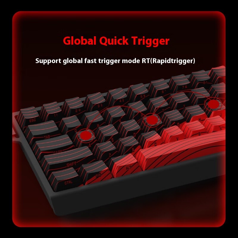 Madcatz Mad60 Mad68 HE 8k Mechanical Keyboard Magnetic Switch Wired 60% 68% Gaming Keyboards Rapid Trigger Rgb Customs Keyboards