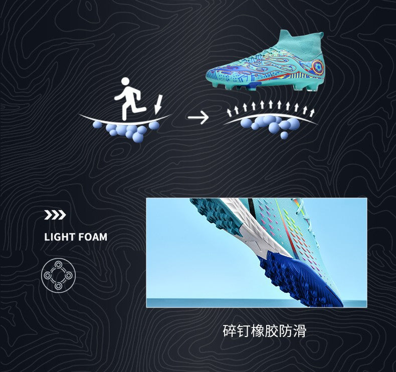 New Men Ultralight Soccer Shoes TF/FG Professional Football Boots Unisex Non-Slip Training Soccer Cleats Outdoor Field Chuteira