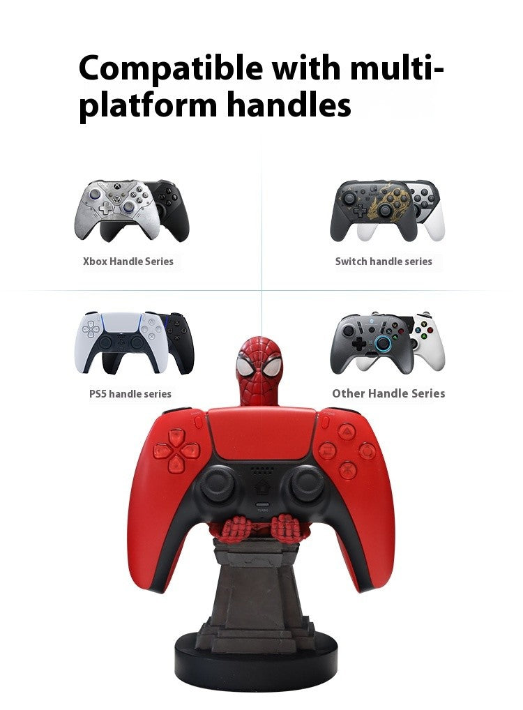 New Avengers Anime Homem-Aranha Venom Ps5 Xbox Suporte de Exposição Base Deadpool Action Figure Brinquedos Celular Ps4 Suporte Modelo Boneca