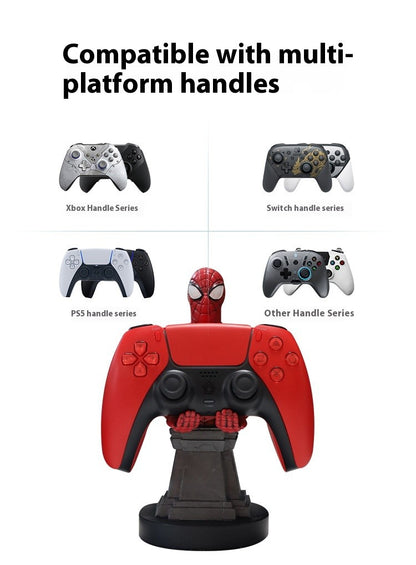 New Avengers Anime Homem-Aranha Venom Ps5 Xbox Suporte de Exposição Base Deadpool Action Figure Brinquedos Celular Ps4 Suporte Modelo Boneca