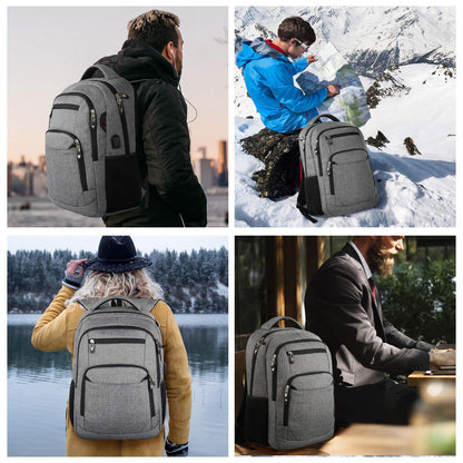 Mochila Masculina de Viagem Bolsa Fotográfica Lente de Câmera Externa Preta Ergonômica para Laptop de Grande Capacidade Impermeável para Montanhismo