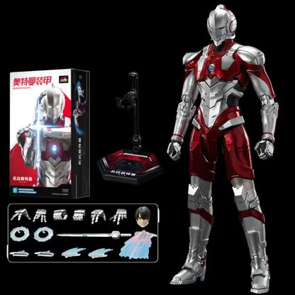 Boneco Articulado Ultraman ZD Toys Kotaro Higashi Terno Zero Terno Tiga Terno Ace Ultra Seven Ultraman Jack Modelo Colecionável Adulto
