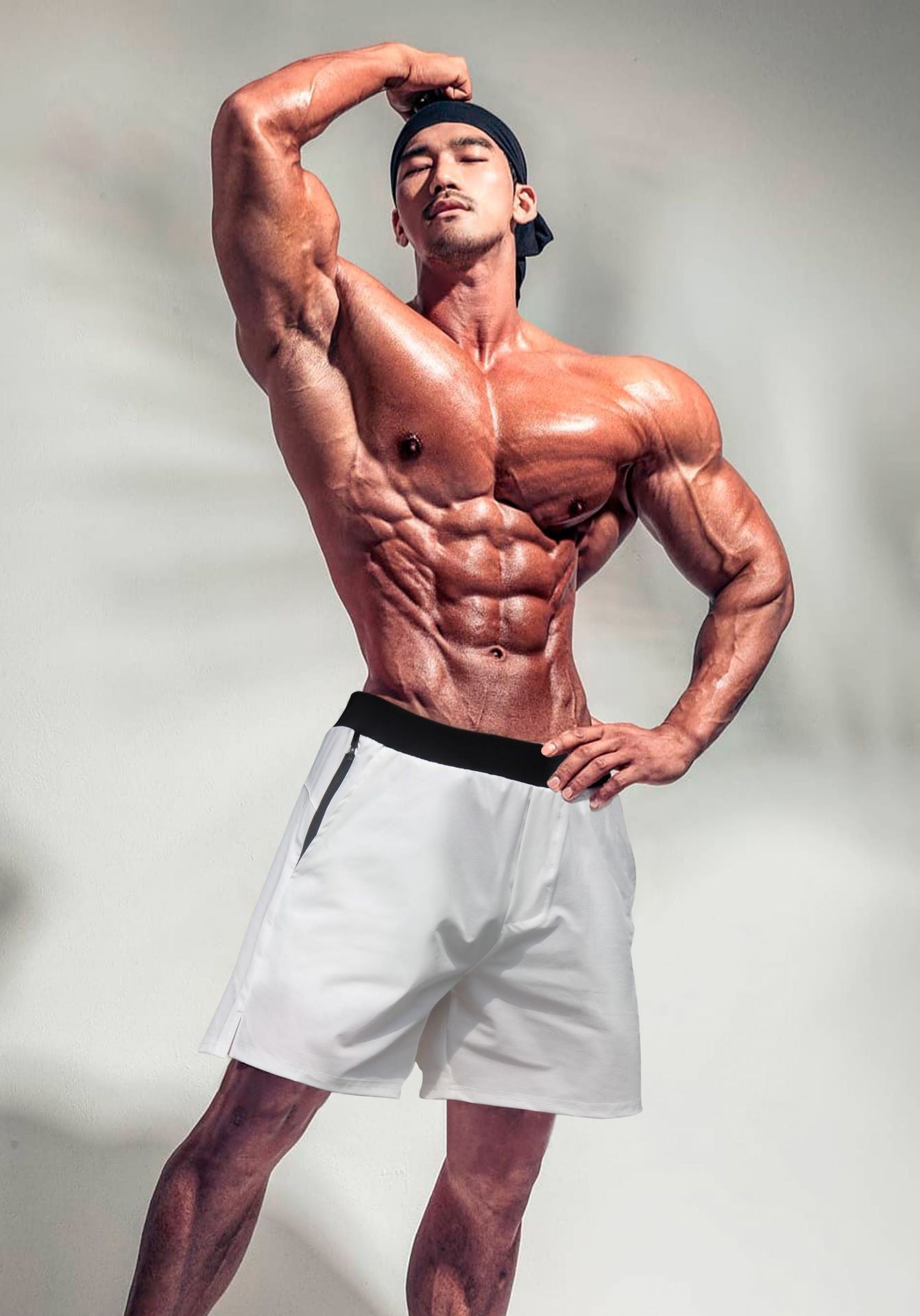 Summer Gym Sports Compression Shorts Mens Streatwear Quick Dry Quarter Short Pants Jogging Basketball Shorts Casual Trend Shorts