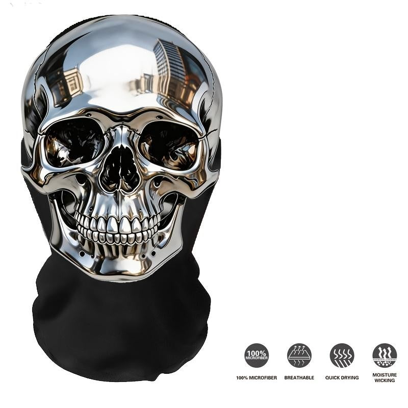 2026 3D Printed Full Face Mask - Elastic Mesh Hip Hop Balaclava Hood Headwear Unisex Cosplay Headgear