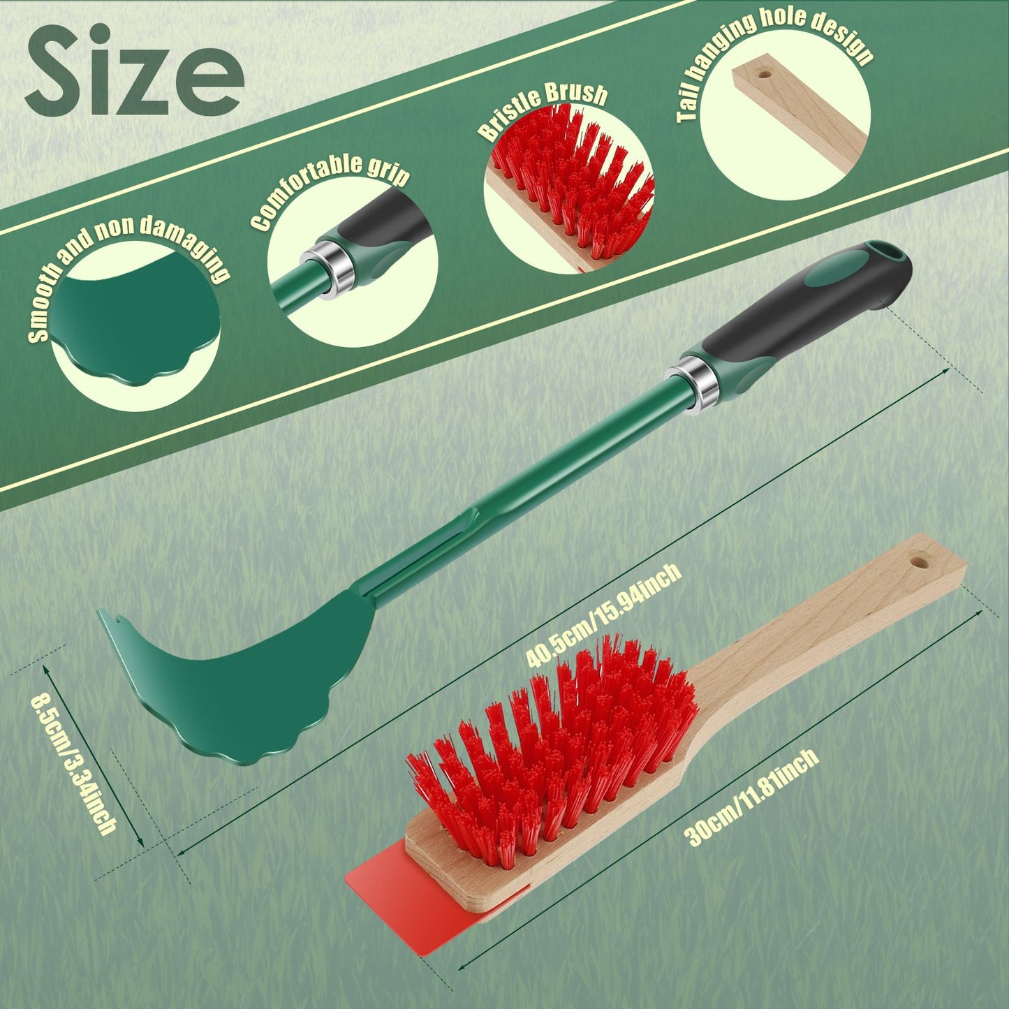 Lawn Mower Cleaning Tools Deck Scraper Garden Lawn Mower Blade Cleaner