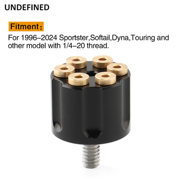Motorcycle Black/Chrome Seat Bolt Tab Screw For Harley Touring Road King Street Glide Softail Dyna Sportster XL Street Bob 96-23