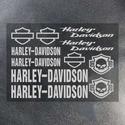 Adesivo de Vinil Harley Davidson Logotipo Tanque de Motocicleta Emblema Kit de Decalques Para Electra Glide 1250S PA1250