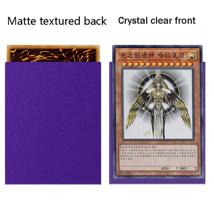 100 Unidades Protetores de Carta Tamanho Japonês 62×89mm para Cards de YGO Capa Fosca para Cartas Esportivas