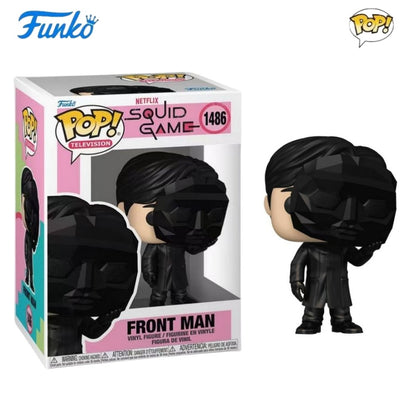 Boneco FUNKO POP Edição Limitada do Jogo da Lula: Jogador 001, Geum-ja, Hyun-ju, Front Man, Jogador 456: Seong Gi-Hun (Chutando Jegi)