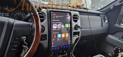 14,4 polegadas Android 13 128GB Para Ford F150 Raptor 2009-2014 Tesla Style Car GPS Navigation Multimedia Player Rádio Leitor de Fita Multimídia