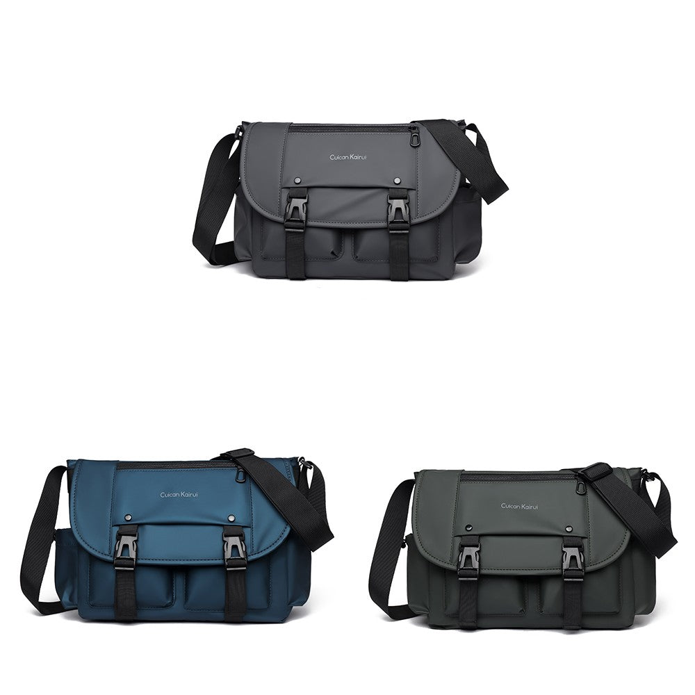 Single Shoulder Bag, Retro Mailman Bag, 2025 New Casual Crossbody Bag, Large Capacity Canvas Bag, Commuting Men's Bag