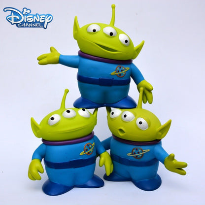 15cm Disney Toy Story Woody Green Aliens Action Figure Anime Decoração Coleção Estatueta Brinquedo Modelo Cosplay para Presente Infantil