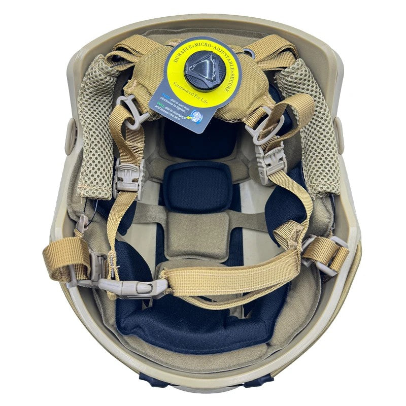 FAST Tactical Helmet Wendy Suspension Lightweight Adjustable ABS for Airsoft, Paintball & CS Games - Comfortable Protective Gear