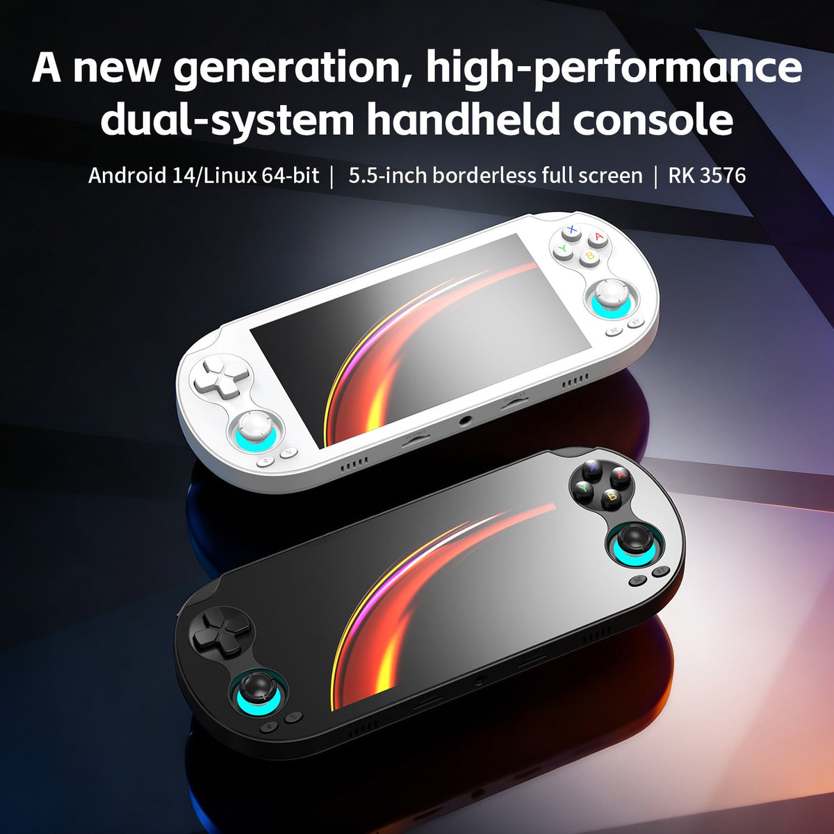 Anbernic RG VITA / RG VITA Pro Handheld Game Console RK3576 64-bit  Android 14 IPS Touchscreen 5000mAh Video Gaming Player