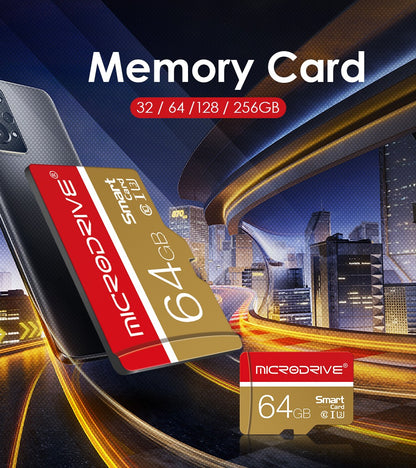Cartão de Memória 16G 32GB 64GB 128GB 256GB U3 Mini Cartão SD Classe 10 Cartões Micro TF SD para Celular Fone de Ouvido Caixa de Som Câmera HD PSP
