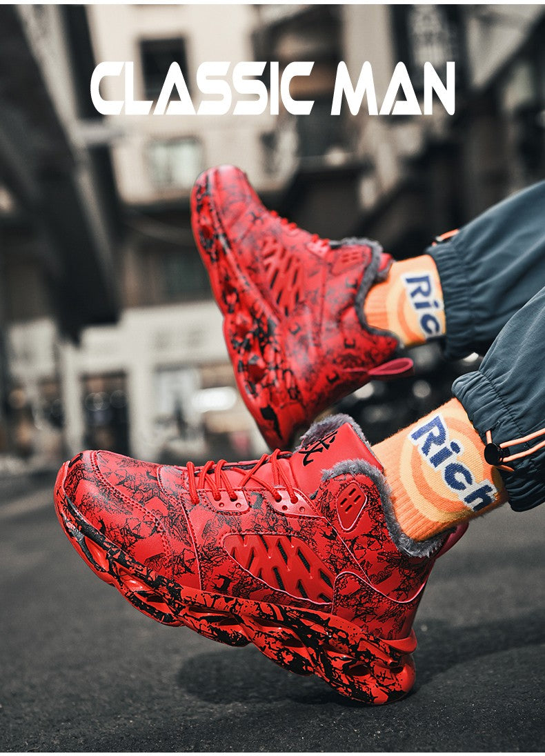 men boots 2023 New Winter Slippers Warm Men Shoes Waterproof Non-Slip Plush Sneakers Male tenis shoes Boots Men Sneakers Winter