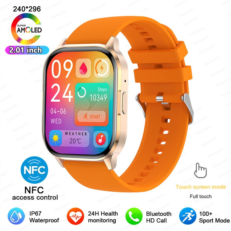 Smartwatch Ultrafino Masculino Feminino Tela Sempre Ativa Pulseira Esportiva Chamada Bluetooth Fashion Smartwatch Saúde Mostrador Personalizado