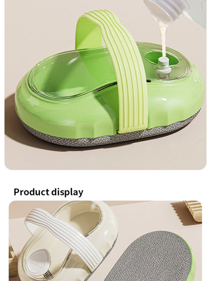 Long Handle Press Dispensing Bath Brush Soft Hair Scrub Mud Back Wiping Body Washing Tool